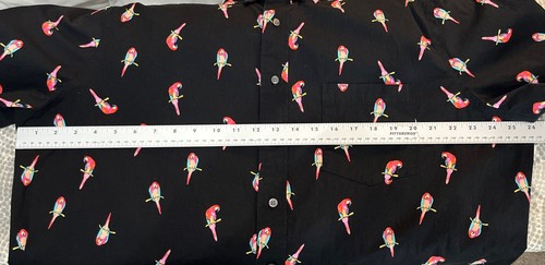 Parrot Shirt Men’s XXL Short Sleeve Button Down Casual Shirt - Picture 9 of 9
