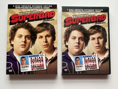 Superbad (2007 DVD) 2-Disc Set Unrated Extended Edition w/ Slipcover