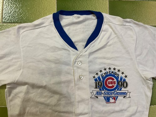 Vintage Chicago Cubs 1990 All Star Game MLB Baseball Jersey by Rawlings Fits M - Picture 3 of 10