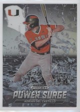 2021 Panini Prizm Draft Picks Power Surge Silver Adrian Del Castillo #PS-AC 4z8