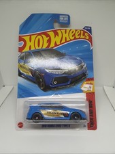 Hot Wheels 2018 Honda Civic Type R Blue Then And Now 3/10 1:64 Unopened