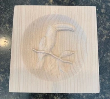 Toucan Tropical Bird Engraving Trim Wood Corner Trim Block Door Trim Window Trim