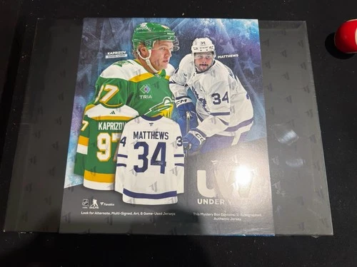 M2025 NHL FANATICS Under Wraps Signed Licensed Authentic Jersey Mystery Box!