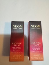 Image of NEOM BATHTIME TREAT REAL LUXURY MAGNESIUM BATH MILK 2 X 50ML