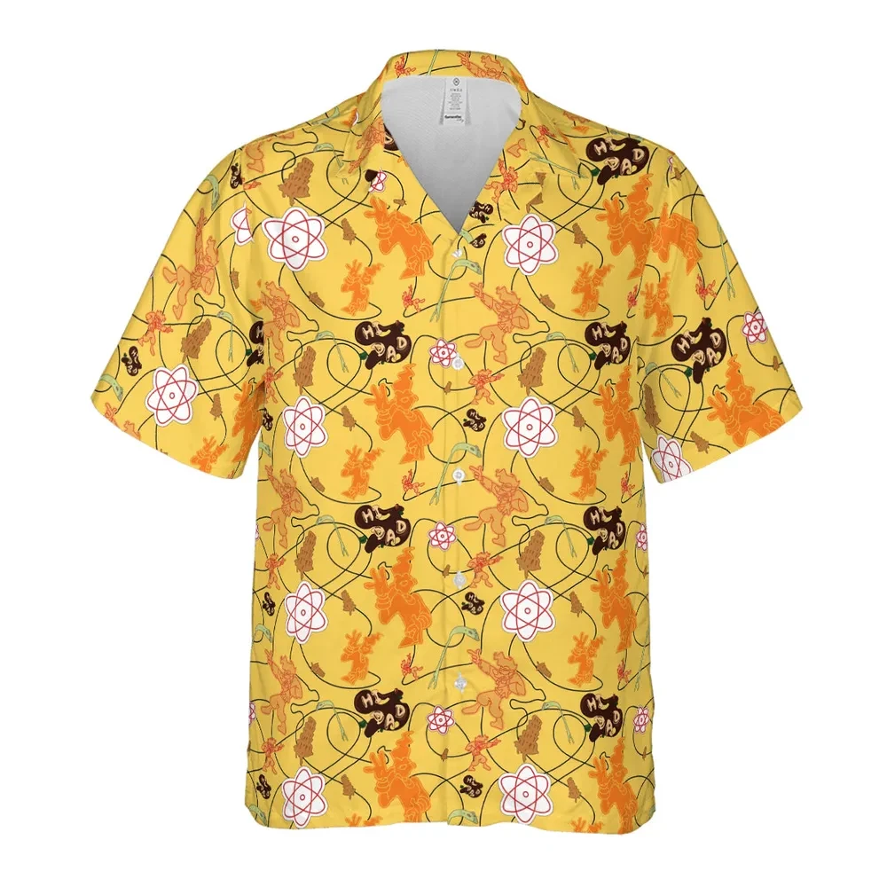Powerline Concert Goofy Hawaiian Button Down Shirt