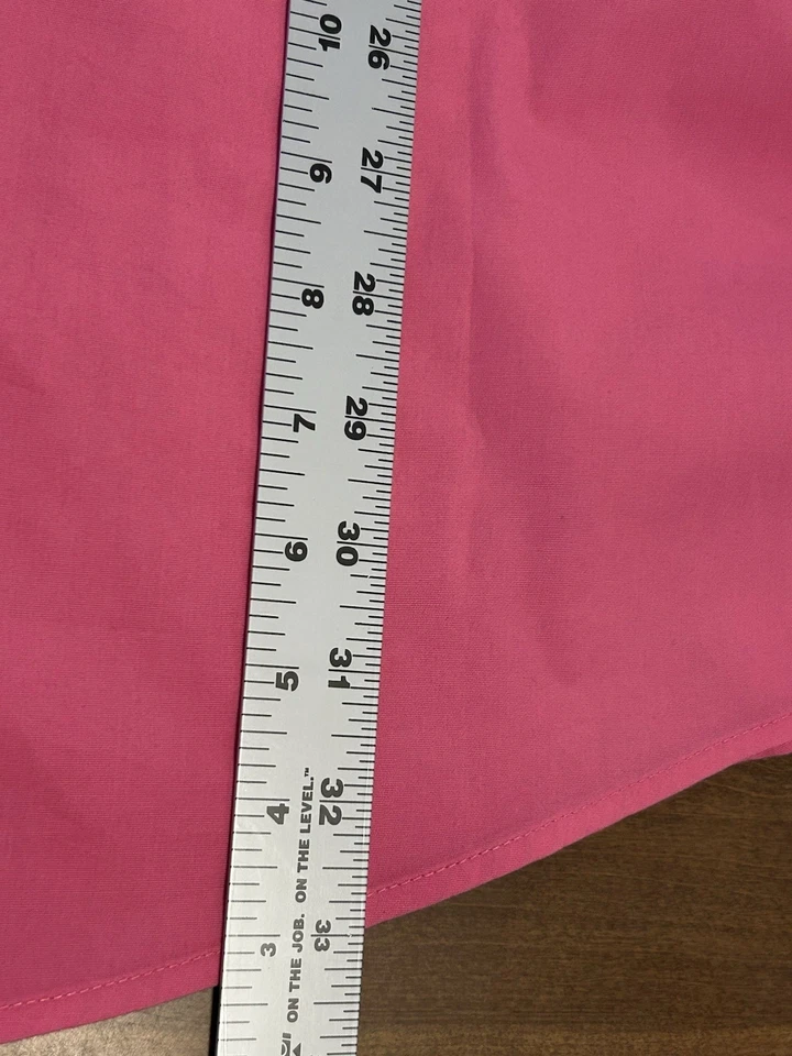 Camisa de manga larga con botones Cinch para hombre talla XXL rosa Foto 4 de 4