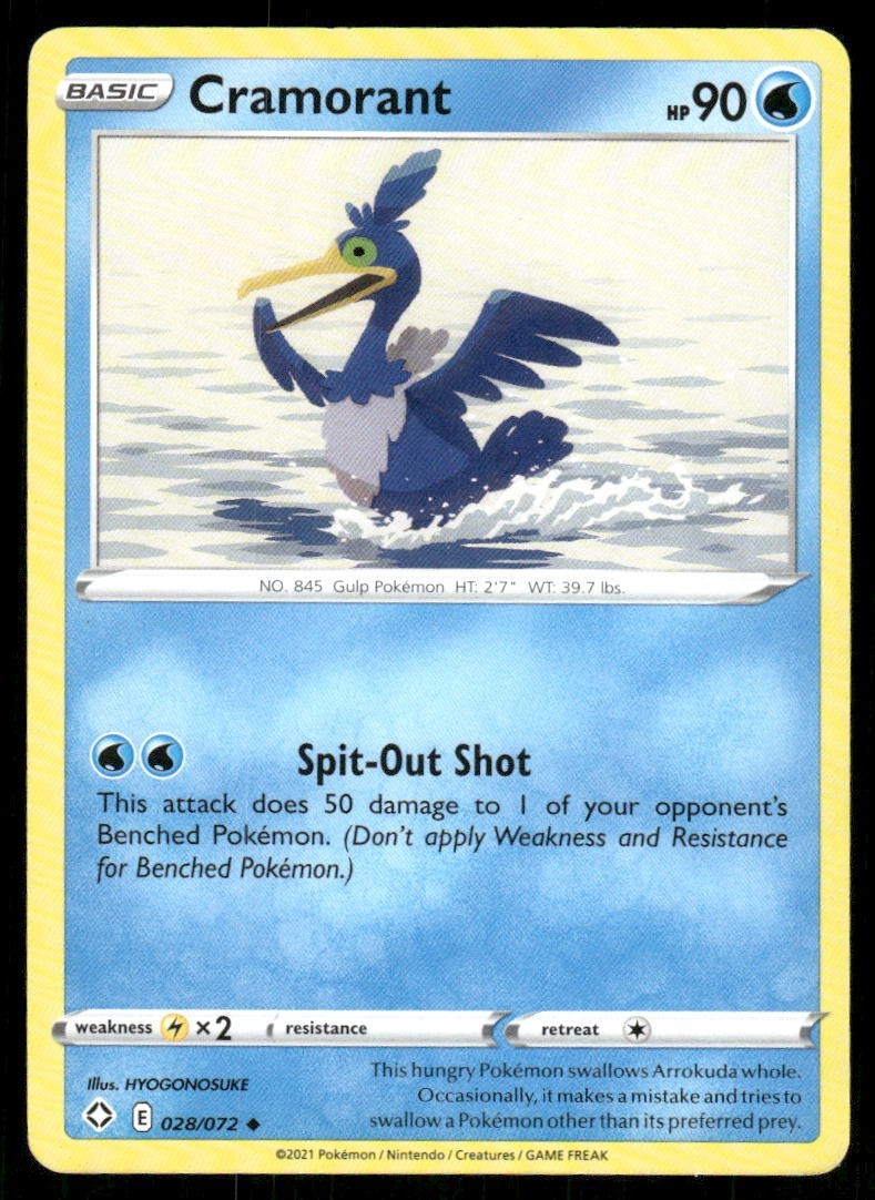 Pokémon TCG Pokémon Cramorant Cramorant Uncommon Regular