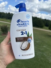 Head & Shoulders 2 in 1 Dandruff Shampoo and Conditioner, Coconut, 28.2 oz NEW