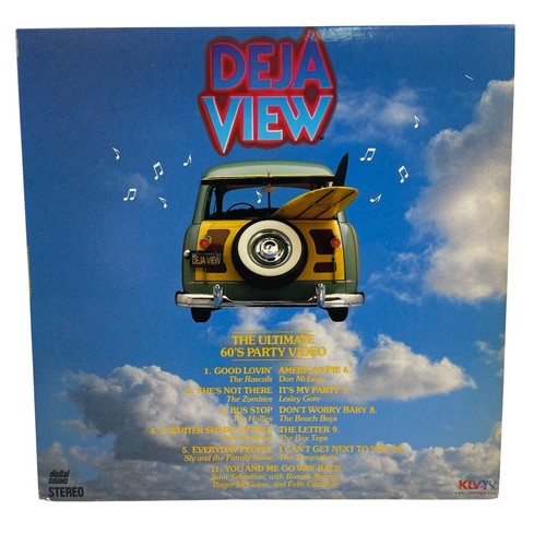 Deja View LaserDisc 1986 60's Party Video Music Compilation KLVTN | eBay