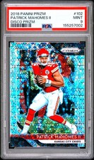 2018 Panini Prizm #102 Patrick Mahomes Ii Disco Prizm PSA 9