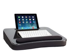 Sofia  Sam All Purpose Lap Desk Black Sparkle Top with Tablet Slot  Suppo...