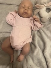Reborn Baby Doll Boy Girl Full Body Silicone Vinyl with Rooted Hair