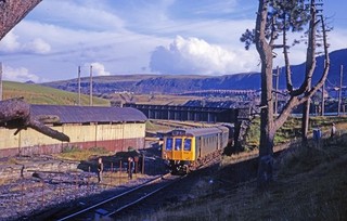Orig. 35mm Railway Slide Class 118 DMU Lady Windsor Colliery 9 9 72 Copyright