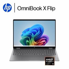 HP OmniBook X Flip 2-in-1 16" 2K Touch-Screen Laptop AMD AI R5-340 16G RAM 512GB