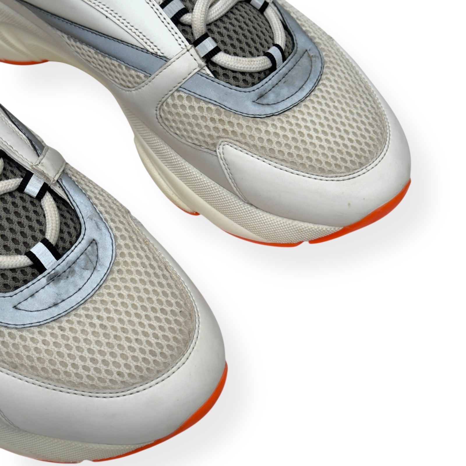 DIOR B22 SNEAKER WHITE / ORANGE 44 / UK10 RRP£980 image 6