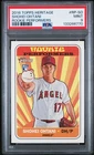 2018 Topps Heritage Shohei Ohtani #RP-SO Rookie Performers Card PSA 9 MINT
