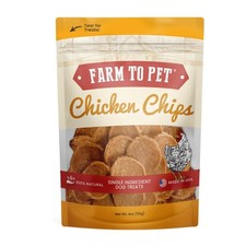 Farm To Pet - Dog Training Treats - Chicken Chips, Single 4 Ounce Pack of 1 