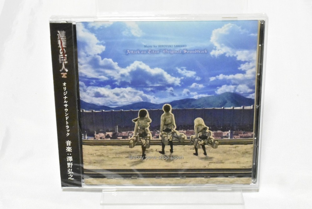 Attack on Titan Shingeki no Kyojin Original Soundtrack Japan Anime Music CD NEW