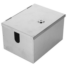 Stainless Steel Lockable Outdoor Waterproof Socket Box Protective Cover