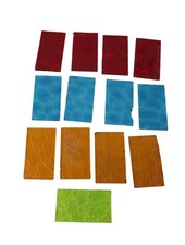13 Pieces Stained Glass Vintage Textured 94203