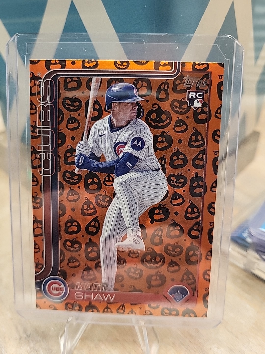 2025 Topps Update Series - Matt Shaw #US200 Jack-O'-Lantern Foil (RC) Cubbies!!!