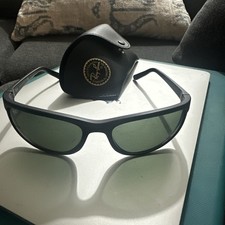 Ray-Ban Predator 2 Matte Black l Green Classic G-15 RB2027 W1847 62mm RB 2027