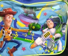 Disney Toy Story Woody Buzz Lightyear 3D Raised Kids Lunch Bag NWT