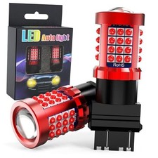 9-80V 3157 LED Bulb for Brake Light, Ultra Bright 3156 Led Bulb 3156/3157 Red