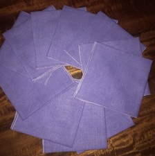 Set of Purple Linen Blend Napkins