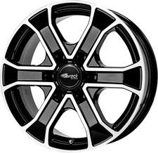 4x Alufelgen RC-DESIGN RC31 Schwarz Glanz Voll-Poliert (SGVP) 8x18 ET30 LK6 114