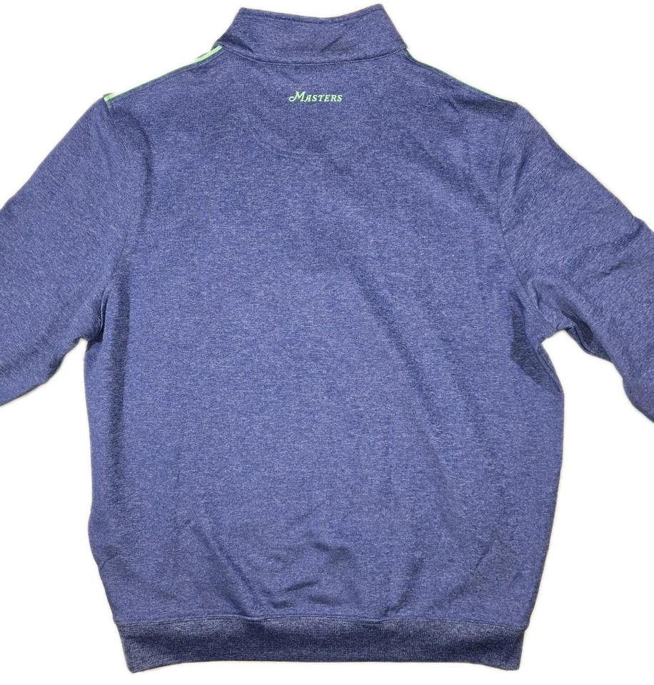 Jaqueta Pulôver The Masters Tech 1/4 Zíper Leve Azul Masculina Média  - Imagem 3 de 4