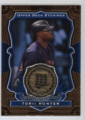 2004 Upper Deck Etchings Baseball Etching Bats Blue Torii Hunter #BE-HU 14mg