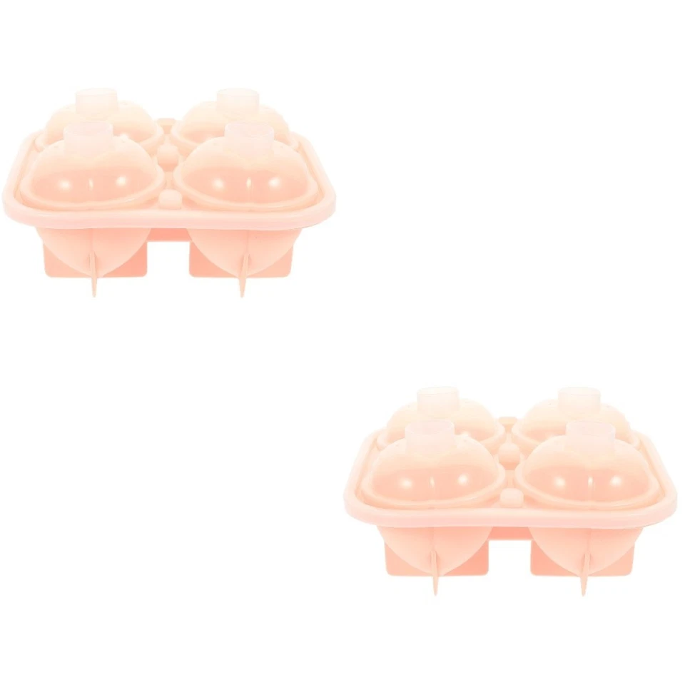  2 Pack Eiswürfelbehälter Eiswürfelbereiter Silikon Eisformen Tabletts - Bild 2 von 4