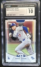2024 Topps 50/50: Shohei Ohtani #88 Dodgers CGC 10 GEM MINT