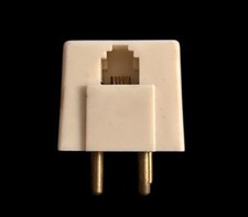 Telephone 4 Prong to Modular Adapter RJ-11 for Standard Vintage or Rotary PHONE