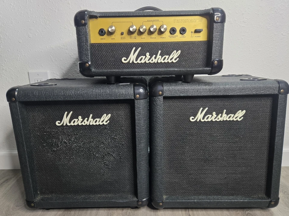 Muy Raro 1991 Marshall Valvestate 10 Hecho en Gran Bretaña Micro/Mini Pila 8001 Foto 2 de 4