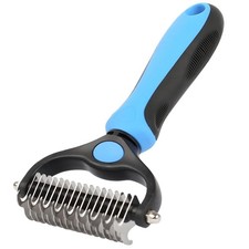 Wisam&reg; Zweiseitige Fellpflege- und Reinigungsb&uuml;rste f&uuml;r Haustier Blau/Schwarz