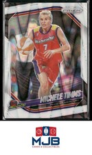 2025 Panini Prizm WNBA Michele Timms White Seismic Prizms #133 Phoenix Mercury