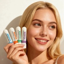 GENUINE BoomBoom Nasal Stick Assorted 4 Pack Boosts Focus Enhances Breathing