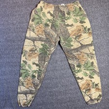 Vintage 90's jerzees outdoor baggy camo essential sweatpants Large L realtree
