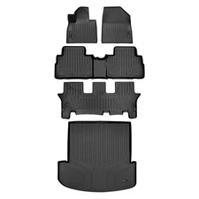 SMARTLINER A0417/B0417/C0417/D0417 3 Row Floor Mats w/Behind 2nd Row Cargo Liner