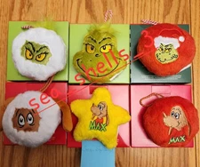 McDonalds Canada 2024 & 2025 Exclusive Grinch Socks & Plush Happy Meal Toys