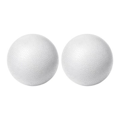 2Pcs 4Inch Polystyrene Foam Balls For Art Painting Wedding Flower Arrangement