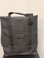 New  50-Can Thermal Insulated Soft Sided Cooler Tote Bag - Black