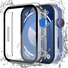 Misxi 2 Pack Waterproof 45mm 2-Pack for Series 9/8/7, Matte Transparent