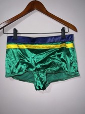 VINTAGE 1960's AVANT GARDE made in ITALY SHINY SWIM BRIEFS SUIT BATHING SUIT