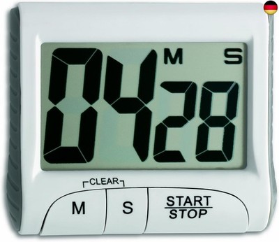 TFA Dostmann Eieruhr Timer digital, 38.2021.02, magnetische Küchenuhr, 