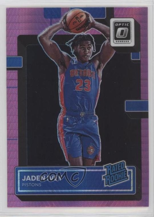 2022-23 Panini Donruss Optic Rated Rookie Hyper Pink Prizm Jaden Ivey #241 0s55