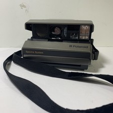Vintage Polaroid Spectra System Instant Film Camera Gray Automatic Focus