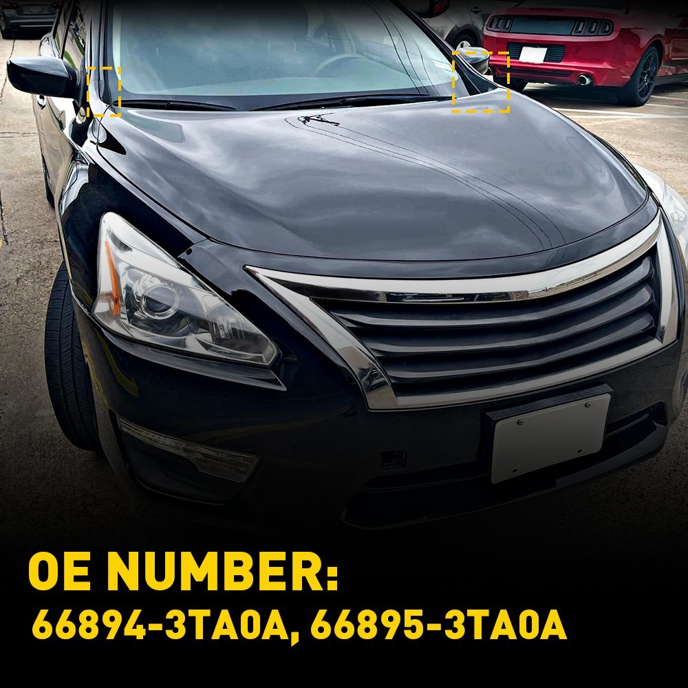 66894-3TA0A Corner Windshield Wiper Cowl Cover L&R For Nissan Altima 66895-3TA0A